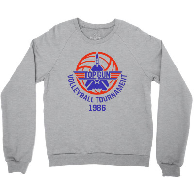 Top Gun Volleyball Crewneck Sweatshirt Designed By Bariteau Hannah