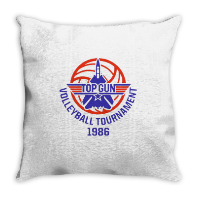Top Gun Volleyball Throw Pillow Designed By Bariteau Hannah