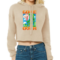 Game Over Cropped Hoodie | Artistshot