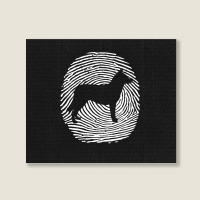 Lapponian T  Shirt D N A Fingerprint Lapponian Herder T  Shirt Landscape Canvas Print | Artistshot