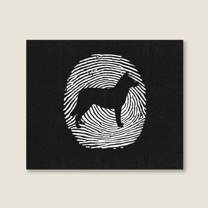 Lapponian T  Shirt D N A Fingerprint Lapponian Herder T  Shirt Landscape Canvas Print by alexandraturner348 | Artistshot