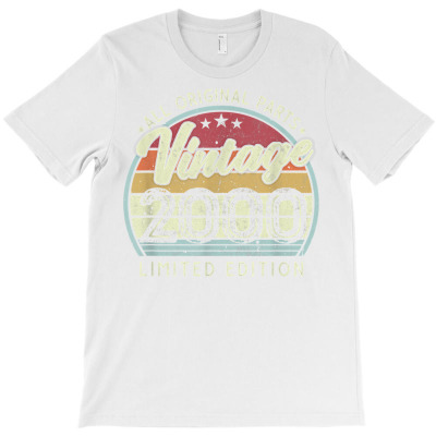 Vintage 2000 Limited Edition 22 Years Old 22nd Birthday T Shirt T-shirt Designed By Riki