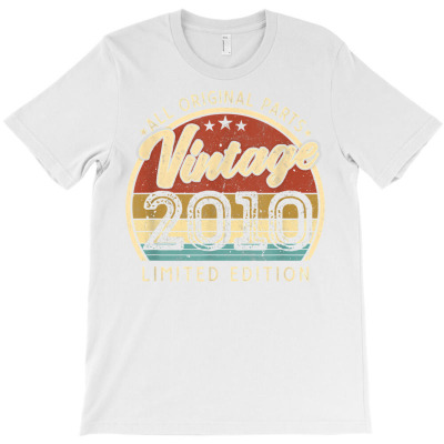 Vintage 2010 Limited Edition 12 Years Old 12th Birthday T Shirt T-shirt Designed By Riki