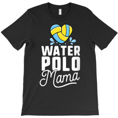 Womens Water Polo Mama Mom Mother Love Game Day Team Lover V Neck T Sh T-shirt Designed By Riki