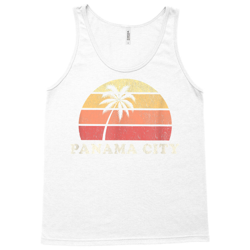 Panama City Beach Fl Vintage 70s Retro Throwback Design T Shirt Tank Top by ebertfran1985 | Artistshot