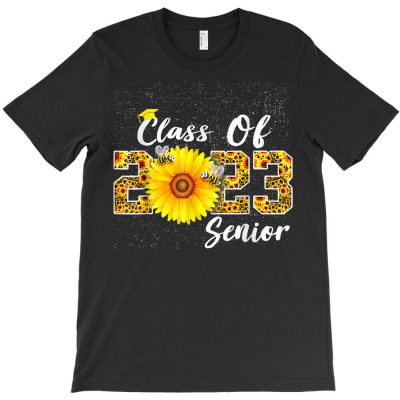 Sunflower Class Of 2023 School Graduation Senior 23 Graduate T Shirt T-shirt Designed By Vengeful Spirit