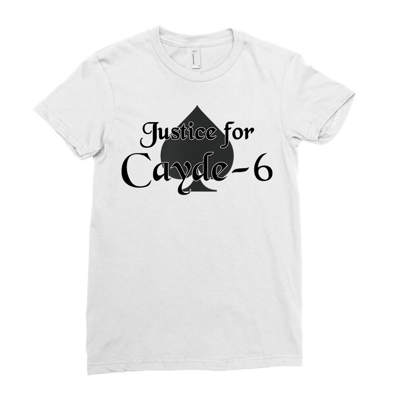 Justice For Cayde 6 Destiny Gamer T Shirt Ladies Fitted T-Shirt by ebertfran1985 | Artistshot