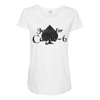 Justice For Cayde 6 Destiny Gamer T Shirt Maternity Scoop Neck T-shirt | Artistshot