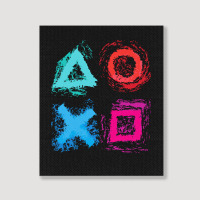 Gamer Gift T  Shirt Gambling Gamer Nerd Gift Game Level Console T  Shi Portrait Canvas Print | Artistshot