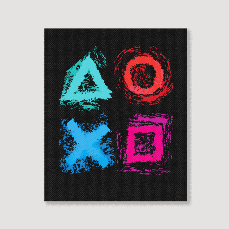 Gamer Gift T  Shirt Gambling Gamer Nerd Gift Game Level Console T  Shi Portrait Canvas Print | Artistshot