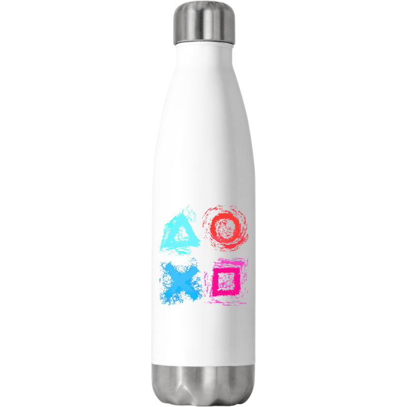 Gamer Gift T  Shirt Gambling Gamer Nerd Gift Game Level Console T  Shi Stainless Steel Water Bottle | Artistshot