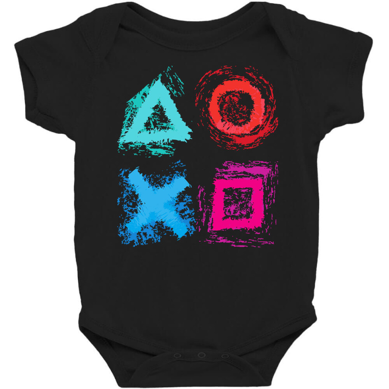 Gamer Gift T  Shirt Gambling Gamer Nerd Gift Game Level Console T  Shi Baby Bodysuit | Artistshot