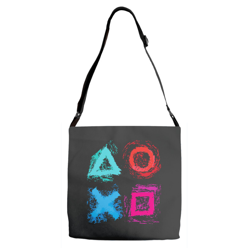 Gamer Gift T  Shirt Gambling Gamer Nerd Gift Game Level Console T  Shi Adjustable Strap Totes | Artistshot