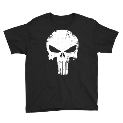 The Punisher Skull Youth Tee Designed By Constan002