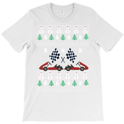 Ugly Christmas Race Kart Racing Karting Santa Claus New Year Sweatshir T-shirt Designed By Windrunner