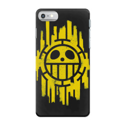 Custom Law Jolly Roger Heart Pirates Iphone 7 Case By Mdk Art Artistshot