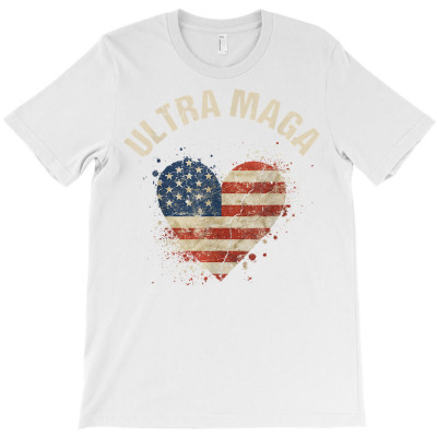 Ultra Maga Flag Proud Ultra Maga American Flag Ultra Maga T Shirt T-shirt Designed By Windrunner
