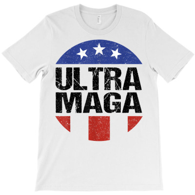 Ultra Maga Funny American Flag Lover T Shirt T-shirt Designed By Windrunner