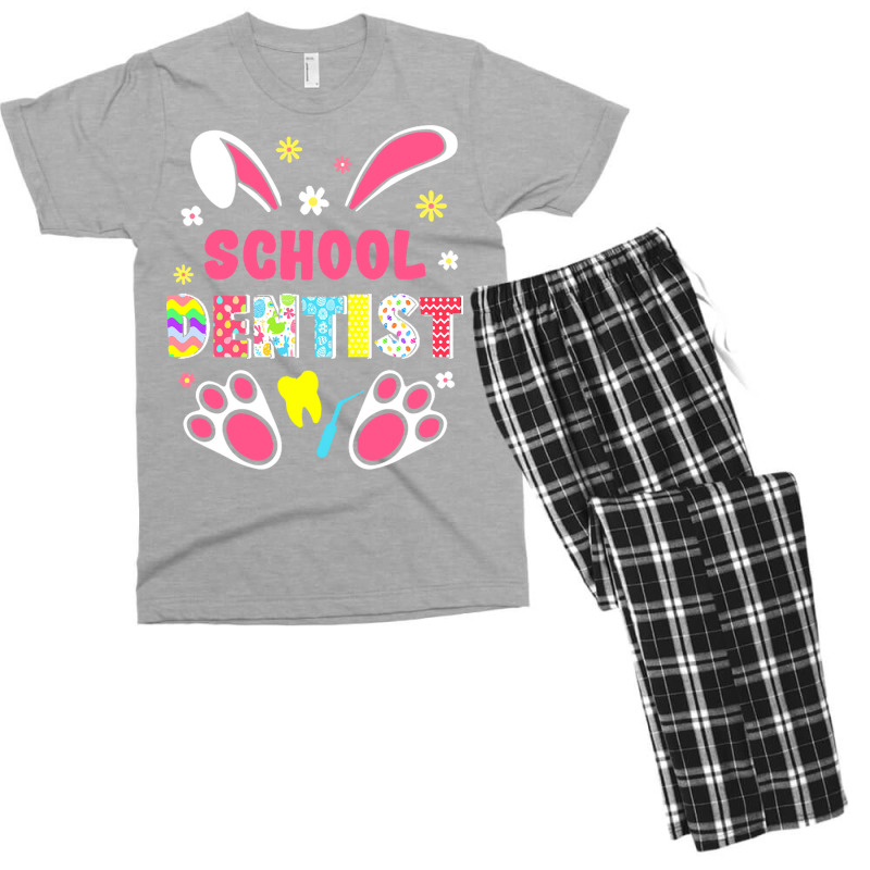 Dentist Lover T  Shirt Funny Rabbit School Dentist Easter Day Eggs Bun Men's T-shirt Pajama Set by flatleykelsi890 | Artistshot