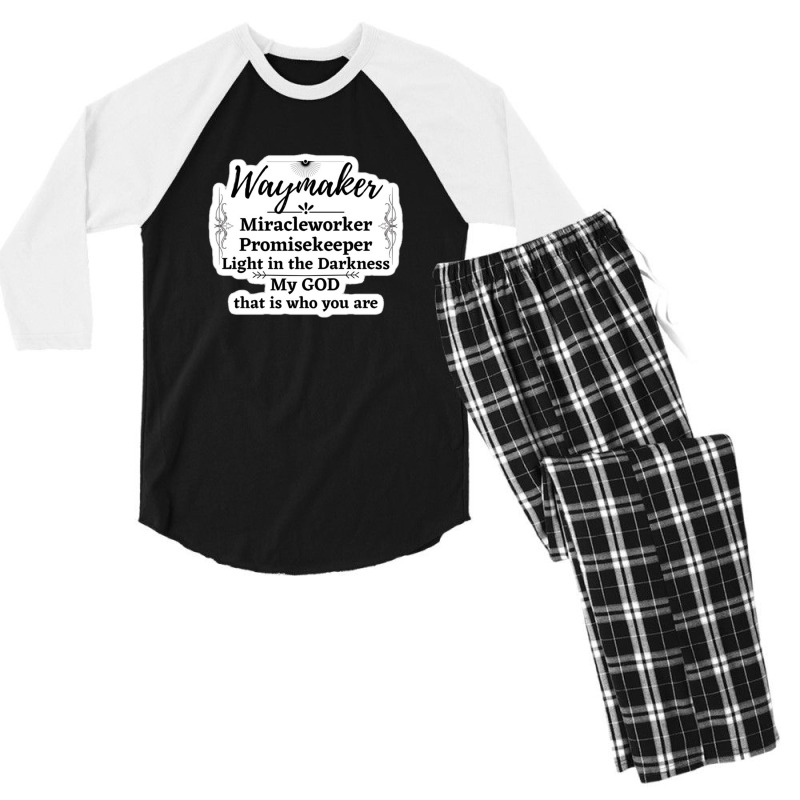 Full Moon Lightning 107499883 Men's 3/4 Sleeve Pajama Set by iip221 | Artistshot