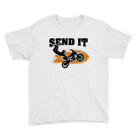 Dirt Bike Send It Youth Tee | Artistshot