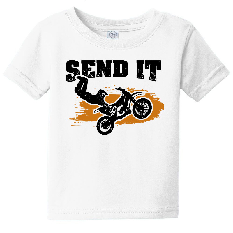 Dirt Bike Send It Baby Tee | Artistshot