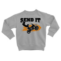 Dirt Bike Send It Toddler Sweatshirt | Artistshot