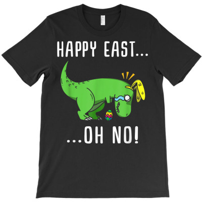 T Rex Dinosaur  Easter Egg Dino Bunny Gift  Mens & Womens T Shirt T-shirt Designed By Enigma