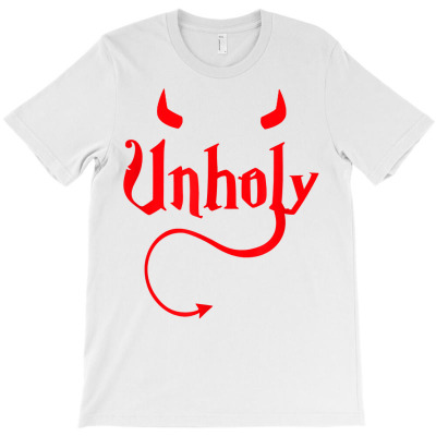 Unholy Devil Horns Tail Sinner Atheist Rock Metal Sin Lover T Shirt T-shirt Designed By Windrunner