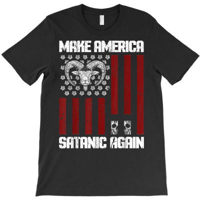 Usa Satan And Evil Goth T Shirt T-shirt Designed By Windrunner