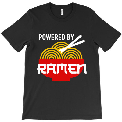 Powered By Ramen T-shirt Designed By Joana Rosmary