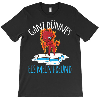 Very Thin Ice My Friend Funny Devil Satan Sarcasm T Shirt T-shirt Designed By Windrunner