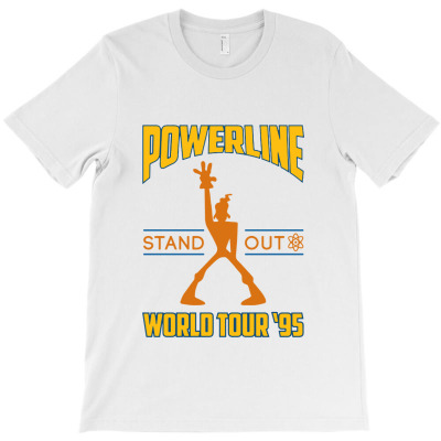 Powerline Concert Tee T-shirt Designed By Joana Rosmary