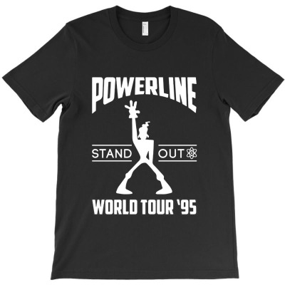 Powerline Concert Tee T-shirt Designed By Joana Rosmary