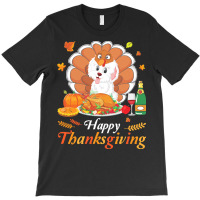 Havanese Dog Thanksgiving Christmas Day T  Shirt Havanese Turkey Costu T-shirt | Artistshot