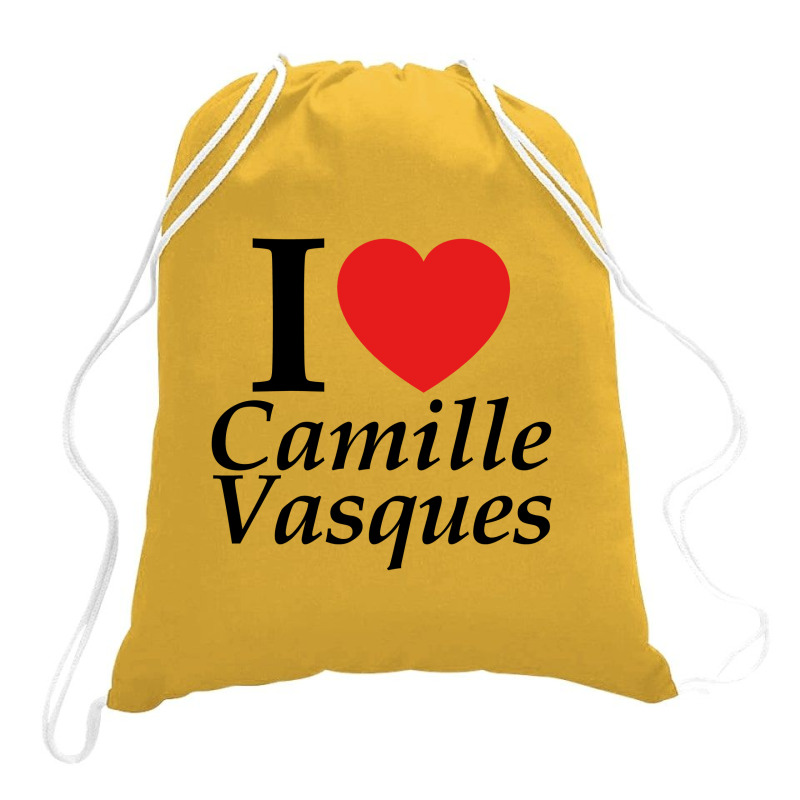 I Love Camille Vasques - White Drawstring Bags | Artistshot