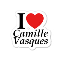 I Love Camille Vasques - White Sticker | Artistshot