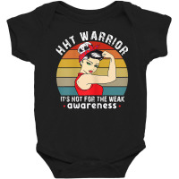 Womens Hht Warrior Women Awareness T Shirt Baby Bodysuit | Artistshot