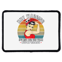 Womens Hht Warrior Women Awareness T Shirt Rectangle Patch | Artistshot