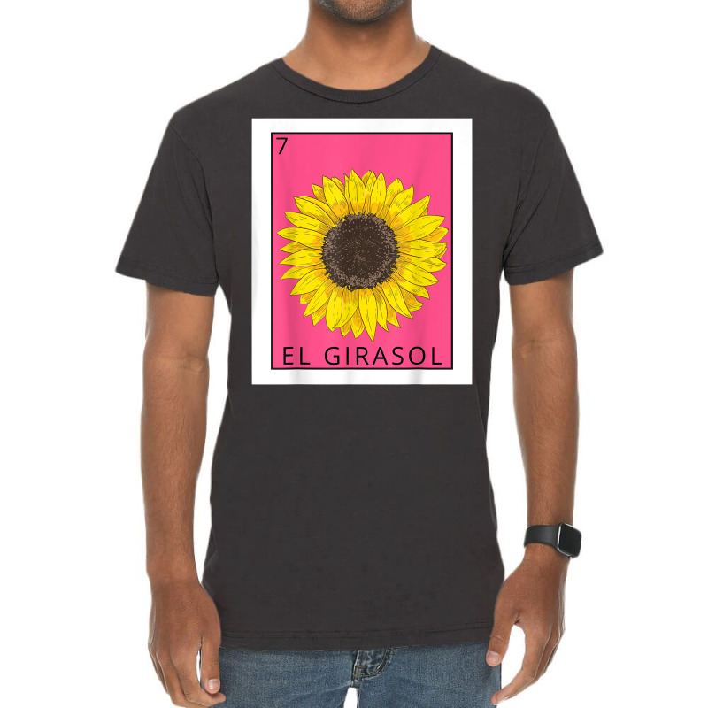 El Girasol Funny Mexican Lottery Card Game Lover Gift T Shirt Vintage T-shirt | Artistshot