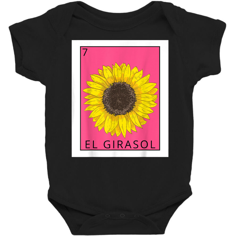 El Girasol Funny Mexican Lottery Card Game Lover Gift T Shirt Baby Bodysuit | Artistshot