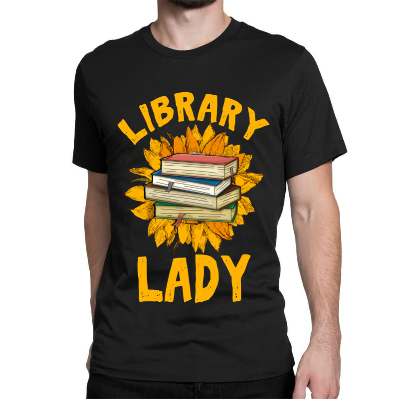 Book Reader Funny Love Sunflower Library Lady Book Lover 195 Reader Bo Classic T-shirt by offensejuggler | Artistshot