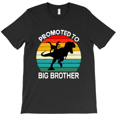 Promoted To Big Brother Dinosaur T-shirt Designed By Joana Rosmary