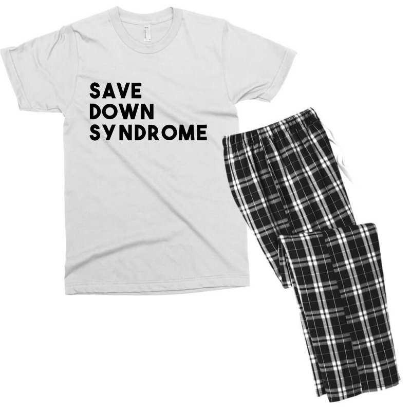 Save Down Syndrome Men's T-shirt Pajama Set | Artistshot