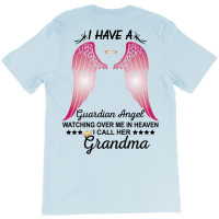 Custom My Grandma Is My Guardian Angel T-shirt By Sabriacar