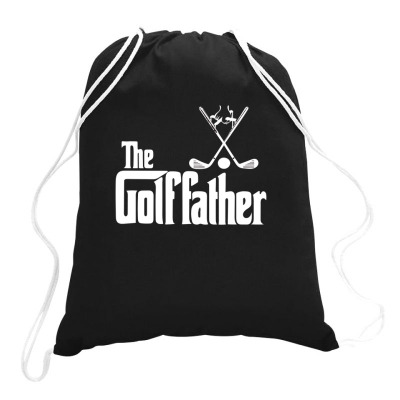 The Golf Father Fathers Day 29568605 Drawstring Bags Designed By Dragon2020