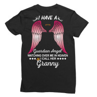 My Granny Is My Guardian Angel Ladies Fitted T-shirt | Artistshot