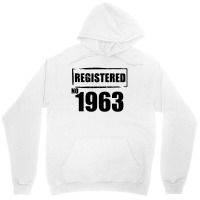 Registered No 1963 Unisex Hoodie | Artistshot