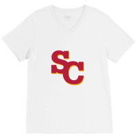 Simpson College V-neck Tee | Artistshot