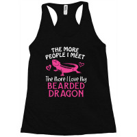 My Bearded Dragon Love People Racerback Tank | Artistshot